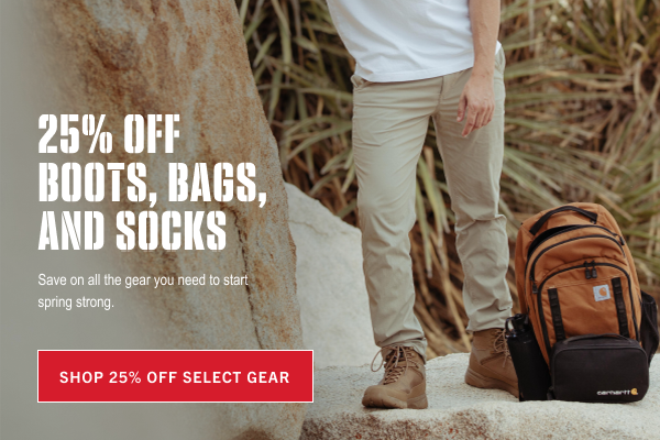 SHOP 25% OFF SELECTED GEAR