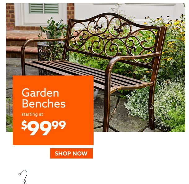 Garden Benches $99.99