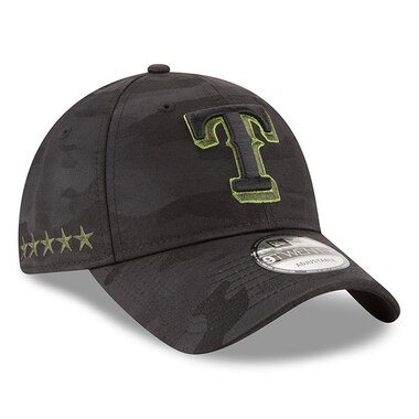Texas Rangers New Era 2018 Memorial Day 9TWENTY Adjustable Hat – Black