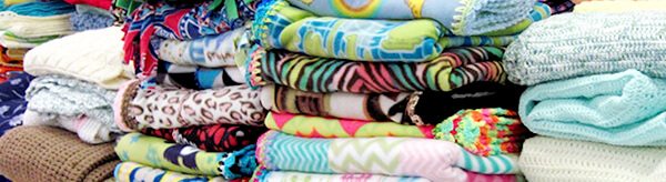 Image of Fabric stacks.