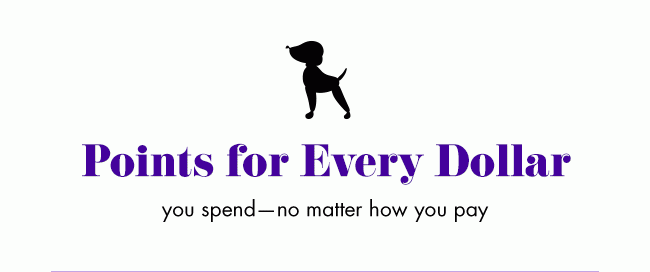 POINTS FOR EVERY DOLLAR