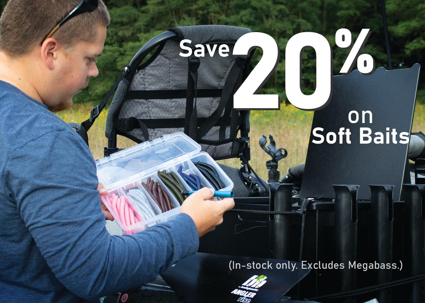 Save 20% on Soft Baits
