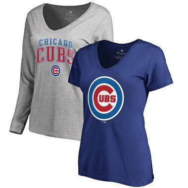 Fanatics Branded Chicago Cubs Women's Royal T-Shirt Combo Set