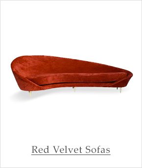 Red Velvet Sofas