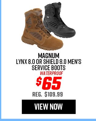Magnum Lynx 8.0 or Shield 8.0 Men's Service Boots