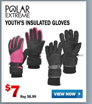 POLAR EXTREME YOUTH'S INSULATED GLOVES