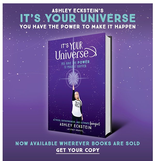 Ashley's Eckstien's It's Your Universe You Have the Power to Make it Happen Now Avaiable Wherever Books are Sold. Get Your Copy