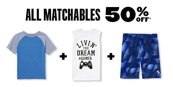 All Matchables 50% Off