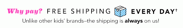 Free Shipping Every Day + BOPIS