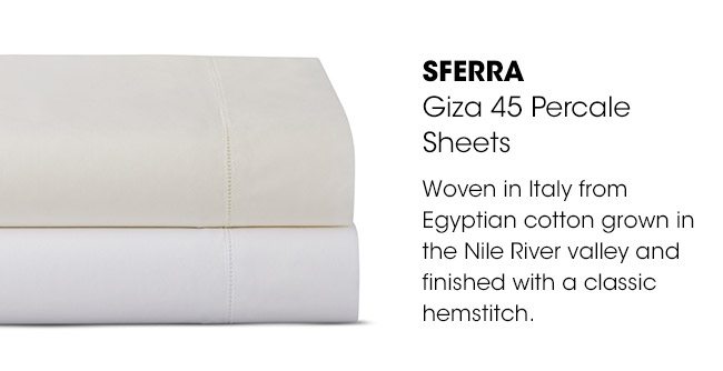 SFERRA Giza 45 Percale Sheets