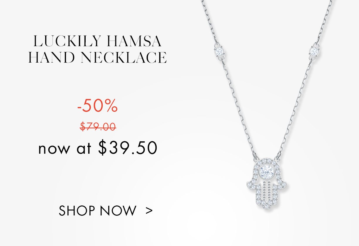LUCKILY HAMSA HAND NECKLACE