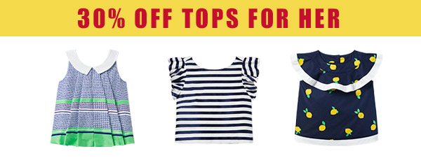 30% Off Tops For Her