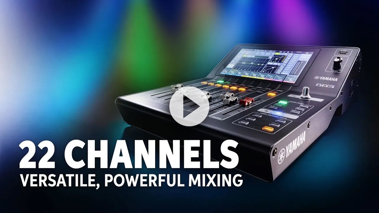 Video: Yamaha DM3S 22-channel Digital Mixer Overview. Watch now.