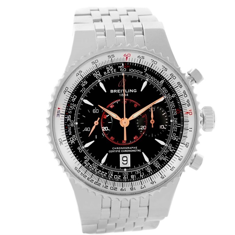 Image of Breitling Montbrillant Legende A23340 Stainless Steel 47mm Mens Watch 