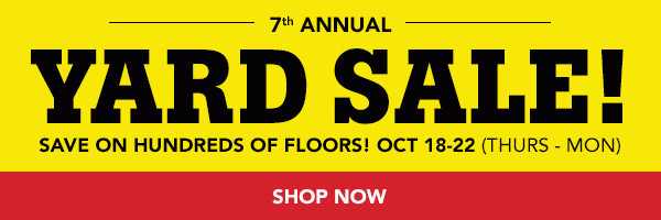 YARD SALE! OCT 18-22. SHOP NOW