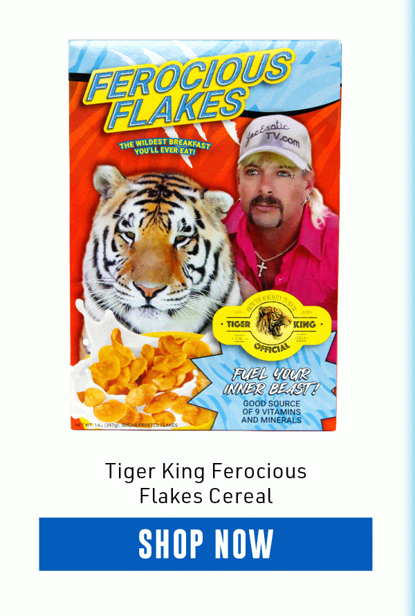 TIGER KING FEROCIOUS FLAKES CEREAL