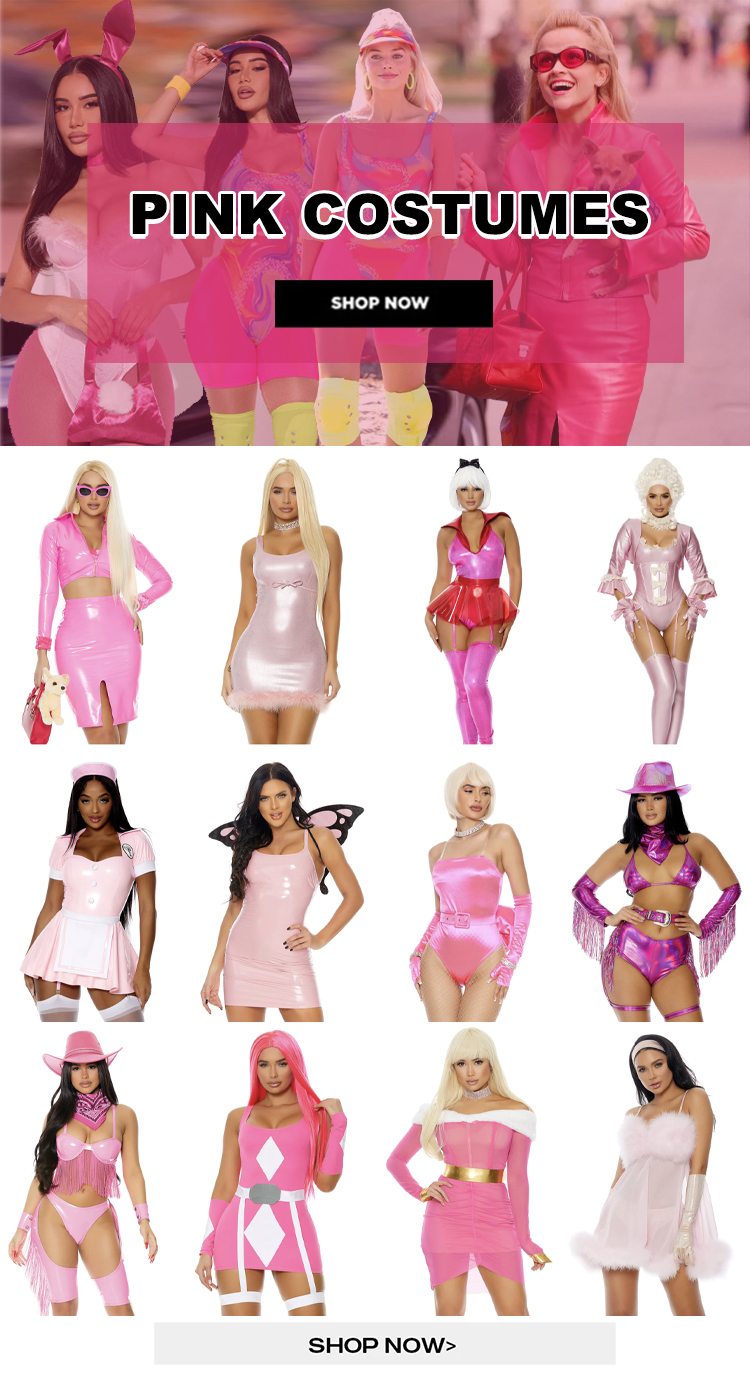 The hottest Pink Costumes For Halloween!