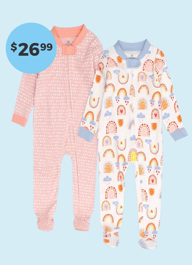 $26.99. The Honest Company® Organic Cotton Footed Pajamas