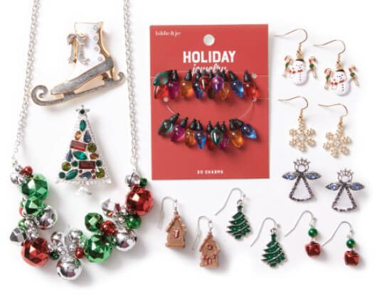 hildie and jo Holiday Jewelry.