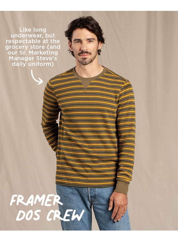 Men's Framer Dos Long Sleeve Crew