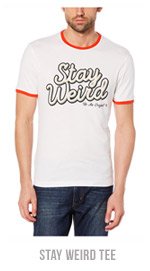 STAY WEIRD TEE