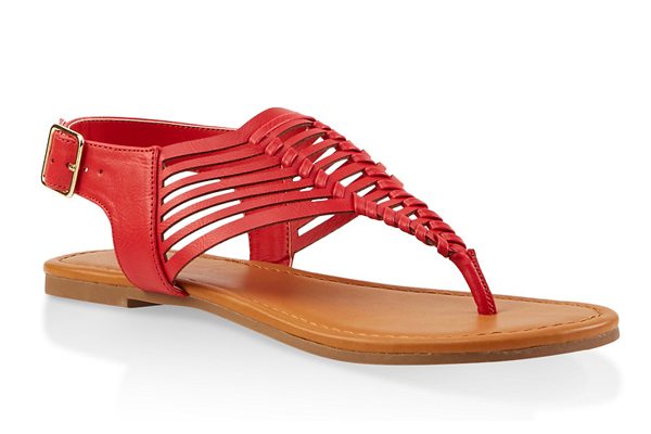 Woven Thong Sandals