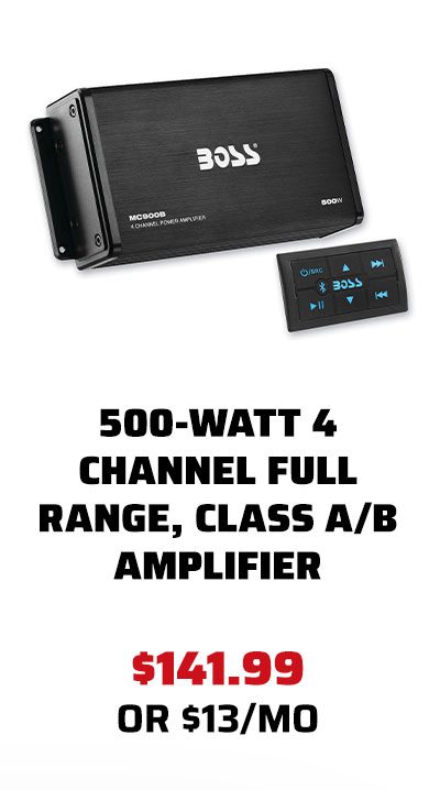 500 Watt 4 Channel Full Range