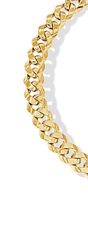 10K Yellow Gold Link Chain Bracelet