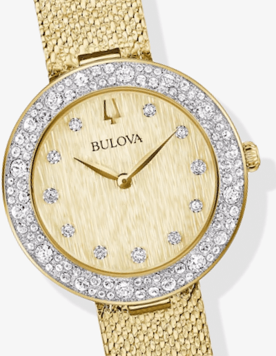 Bulova Champagne Crystal Women's Watch 98L321