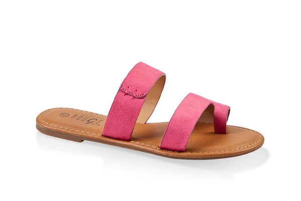 Two Band Toe Loop Sandals