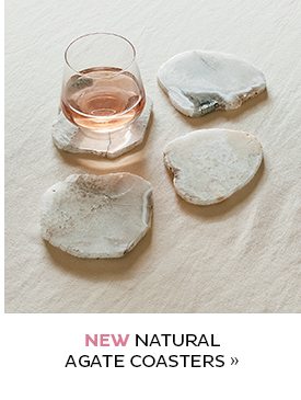 Natural Agate Coasters