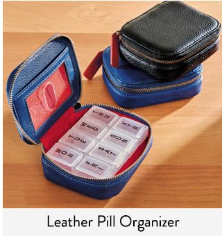 Shop Leather Pill Organizer