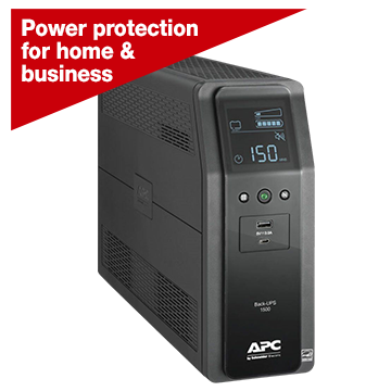 APC 1500VA Back-Up UPS w/ Coaxial and Data Line Protection, 10 Outlets