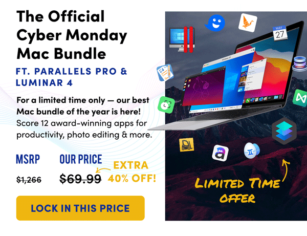 Cyber Monday Mac App Bundle | Shop Now