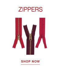 SHOP ZIPPERS