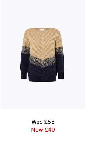TALIA CHEVRON JUMPER
