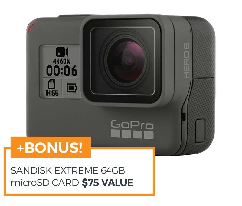 GOPRO HERO6 BLACK 12MP 4K TIME LAPSE
