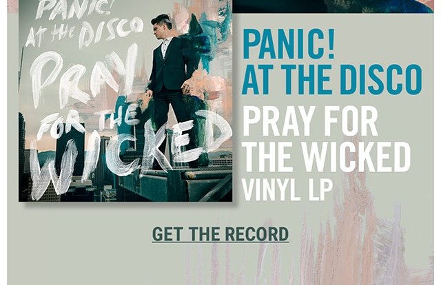 Panic! at the Disco Prey for the Wicked Vinly LP Get the Record