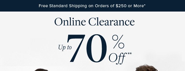 ONLINE CLEARANCE