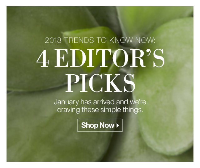 4 Editors Picks