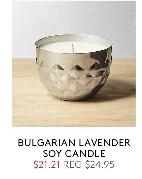 bulgarian lavender soy candle