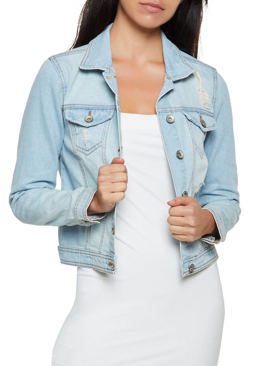 Highway Frayed Jean Jacket