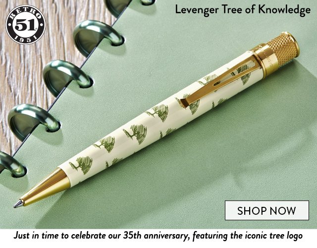 Retro 51 Tornado Exclusive Levenger Tree of Knowledge Rollerball Pen