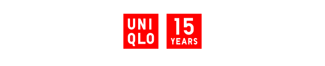 LOGO - UNIQLO 15 YEARS