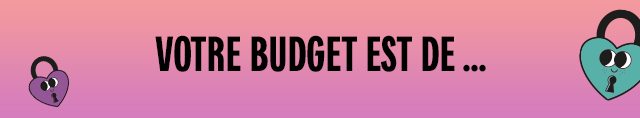 VOTRE BUDGET EST DE...