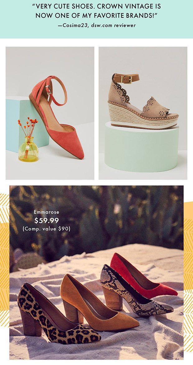 VERY CUTE SHOES. CROWN VINTAGE IS NOW ONE OF MY FAVORITE BRANDS!