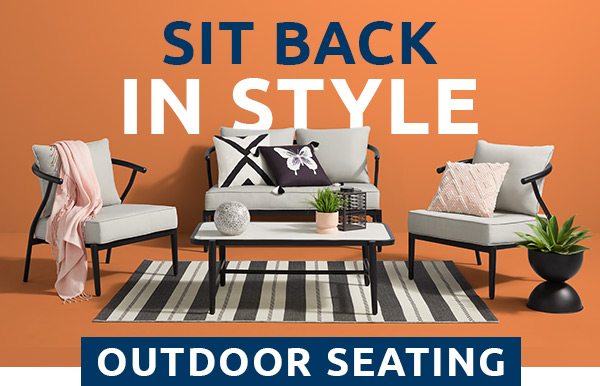 Sit Back In Style Outdoor Seating