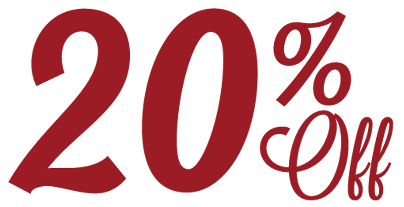 20% off