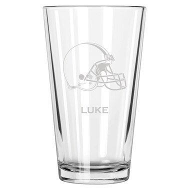 Cleveland Browns 16oz. Personalized Etched Pint Glass