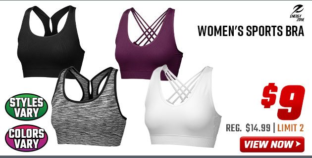 ENERGY ZONE Women's Sports Bra